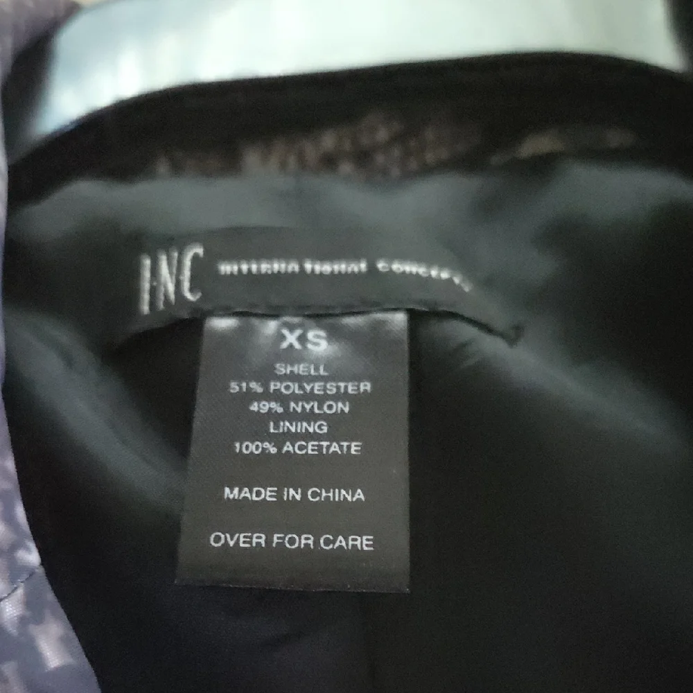 INC International Concepts Snake Print Trench Coat - Picture 11 of 11